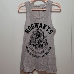 Harry Potter Hogwarts Velvet Lettering Tank